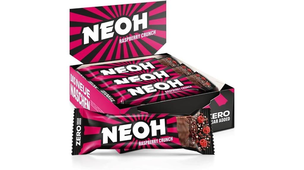 sugar free raspberry crunch bar